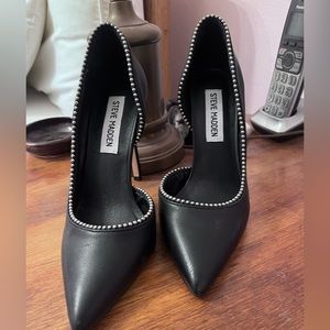 Steve Madden black studded Nicole D’orsay Pump